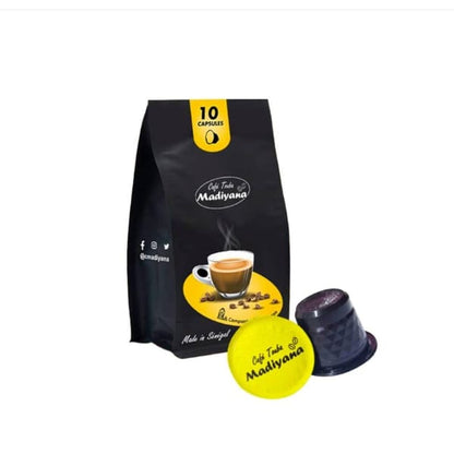 Café Touba Madiyana – 10 Capsules compatibles NESPRESSO