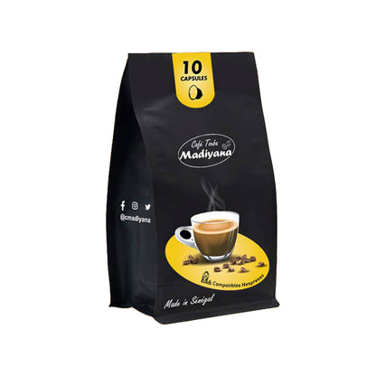 Café Touba Madiyana – 10 Capsules compatibles NESPRESSO