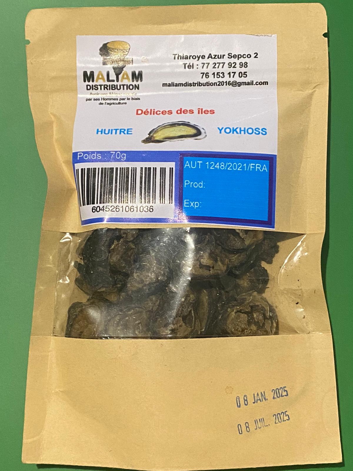 HUITRE (YOKHOSS SENEGAL) 70 G